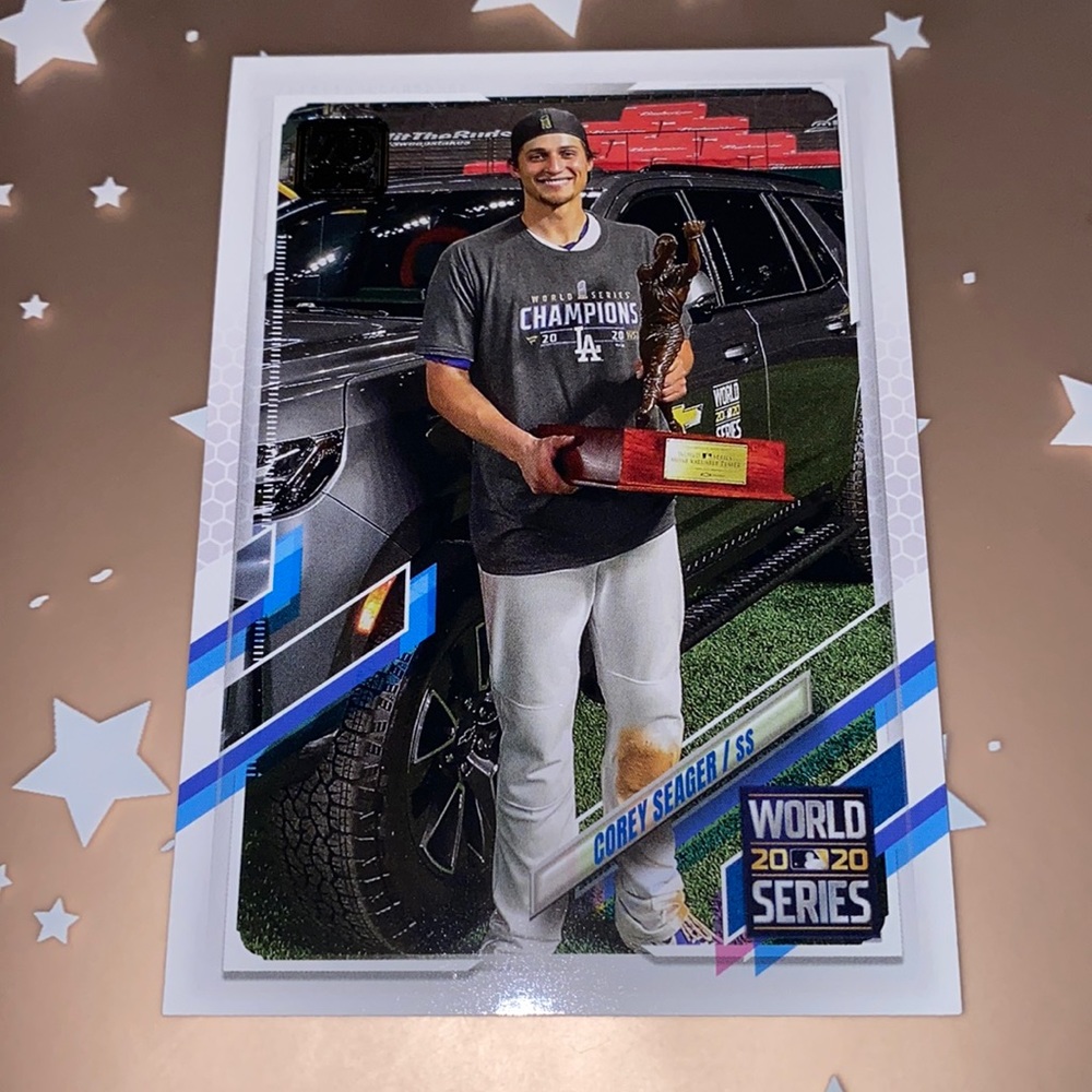 COPY - TOPPS baseball card Corey Seager